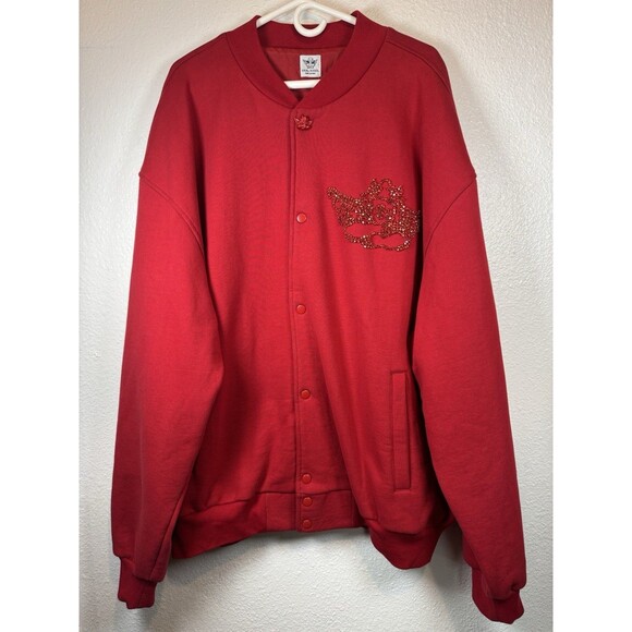 Boys Lie Red Roses, Red Roses Fleece Sweatshirt Jacket Plus Women’s 3XL/4XL New - Picture 1 of 16